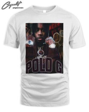 Polo G 'The Goat' Size S Pullover Hoodie Rapper Musician White Capalot