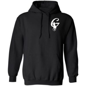 polo g merch logo hoodie black