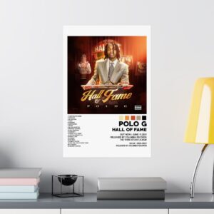 Hall Of Fame Hip Hop Rapper Poster mockup